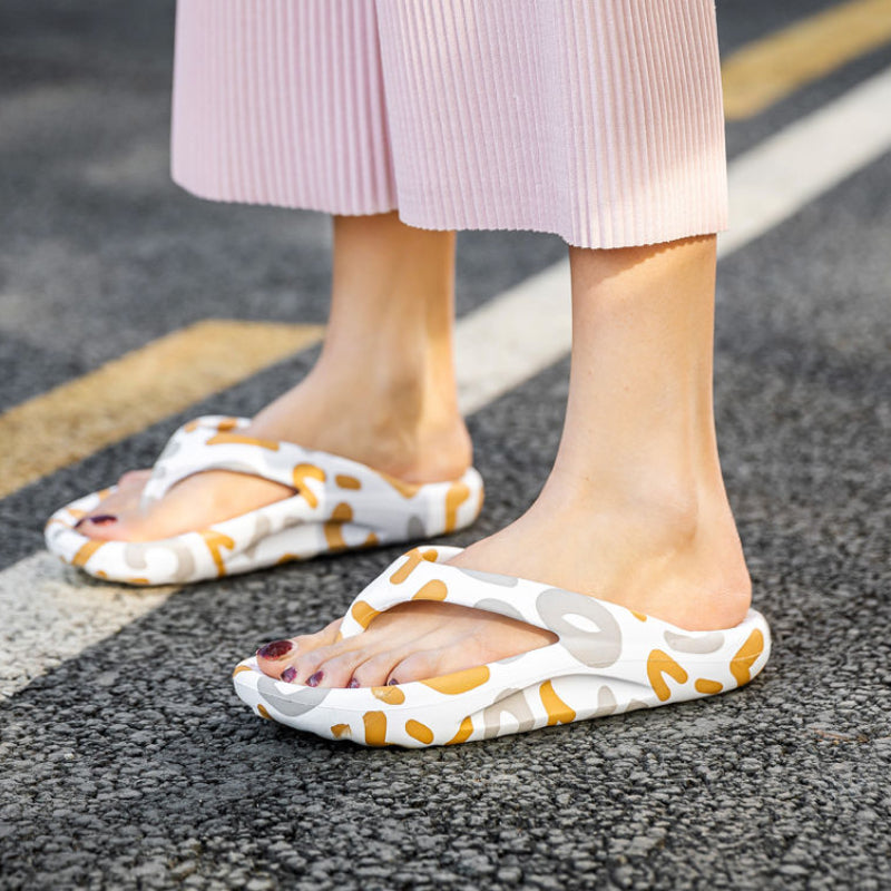 Soft Flip Flops Sandals For Women With Arch Support For Comfortable Wa Cilool 